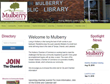 Tablet Screenshot of mulberrychamber.org